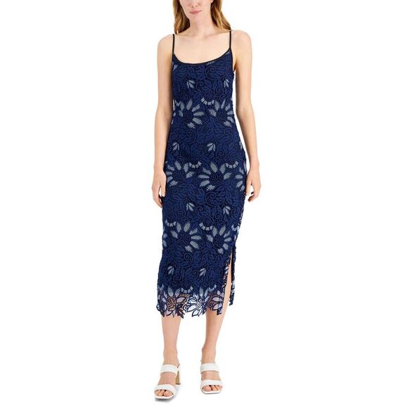 Donna Karan Womens Sleeveless Slip Dress